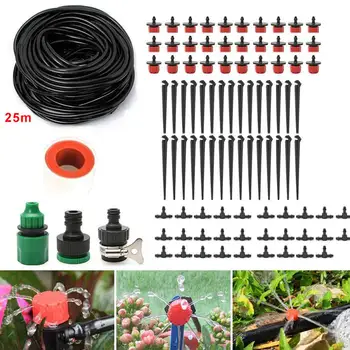 

Hot Sale 30 Droppers Garden Patio Mist Coolant System Water Sprinklers Cooling Spray Kits Each dropper can adjusted individually