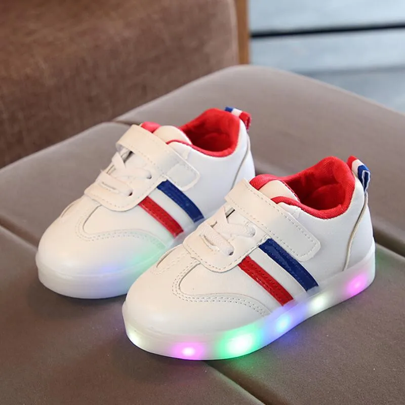 LOOZYKIT Toddler Boy Sneakers Children Baby Boys Led Light Luminous Running Sport Sneaker Shoes Chaussure Lumineuse Pour Garcon
