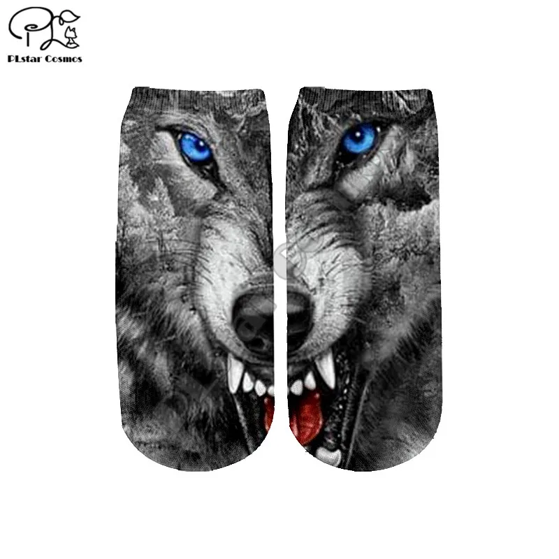

PLstar Cosmos Amazing Animal 3D Printed Cotton Socks Colorful Brand Warm Beautiful Short Ankle Unisex Fashion Casual Sock F14