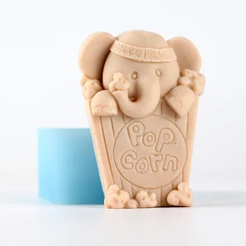 

Cute Elephant Soap Molds Handmade Silicone Resin Moulds Birthday Gift Making Tool