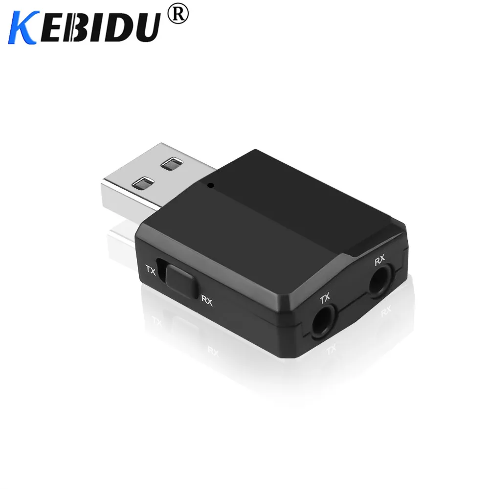 Kebidu Zf-169 Usb аудио адаптер приемопередатчика 3 в 1 портативный музыкальный приемник для телефона ПК к динамику мультимедийный плеер