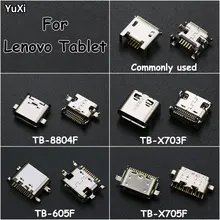 

For Lenovo Tablet TB-X605F X605L X606X X703F 8804F X705L/F/N 8703 X304F Type-c Usb Jack Socket Charging Port Connector Dock Plug