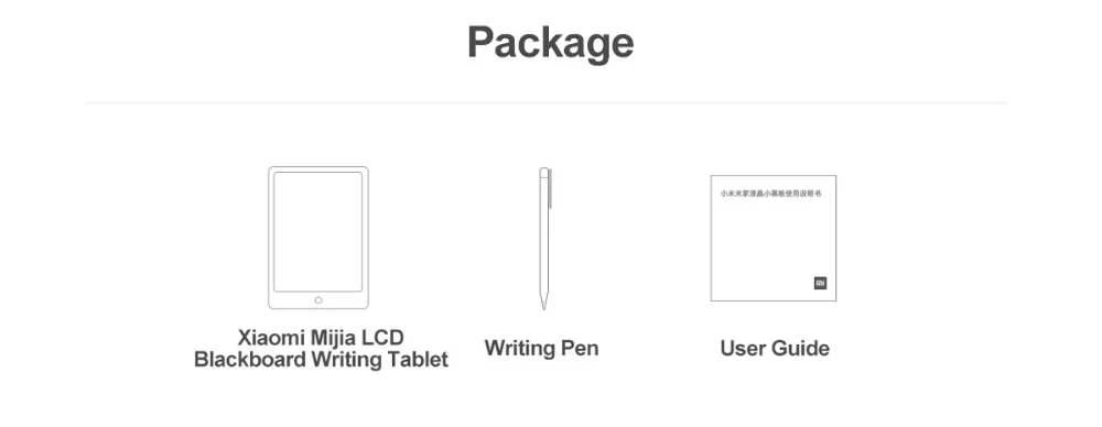 Xiaomi Mijia lcd планшет для доски 1" блокнот цифровой блокнот для рисования электронный блокнот для рукописного ввода для образования бизнеса