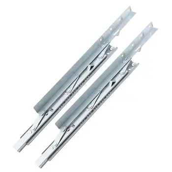 

1Pair Of Slider Table Slide Table Removed Rail Track for Drawer Home Slider Cabinet Slides Furniture Hardware