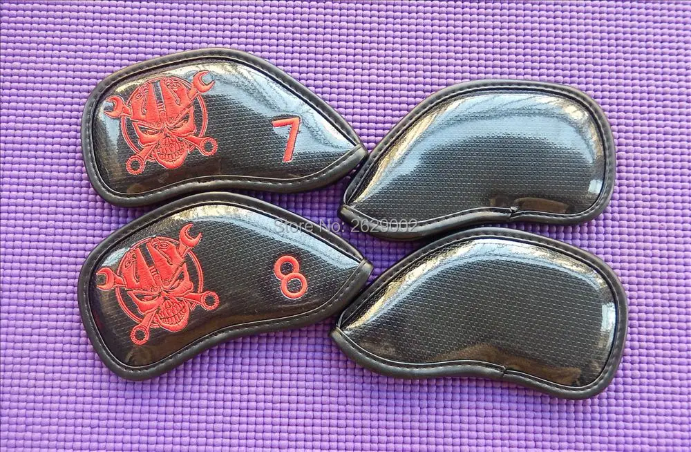 Клюшки для гольфа Headcovers из искусственной кожи клюшек для гольфа набор чехлов# 4-9PAS/набор(9 шт