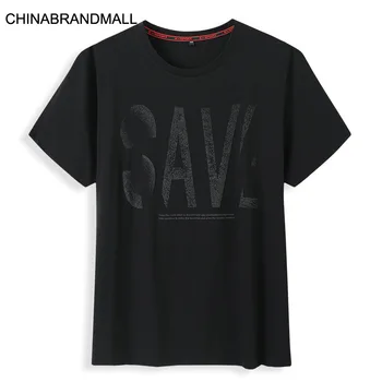 

2020 Men Plus Fat Plus Size Short Sleeve Super Male Fat Man Round Neck Printing Short Sleeve T Shirt