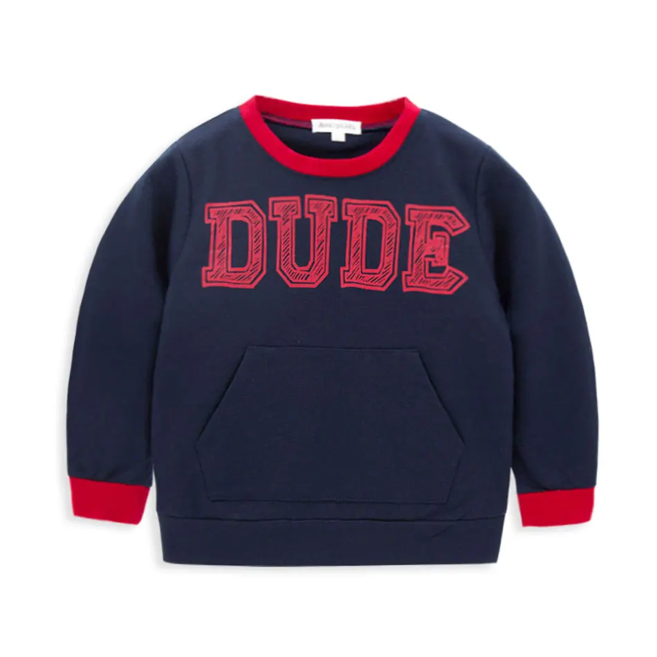 

Long Sleeve Baby Boys Tops Letter Printed Child T Shirt Sweater O neck Kids Girl Warm Clothing Fashion Baby Girl Tops