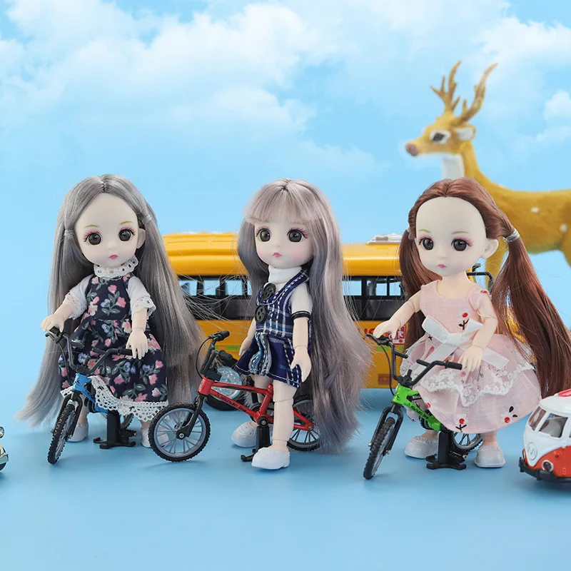 12 стилей BJD Кукла Одежда 1/12 16 см мини платье Повседневная одежда кукольный домик