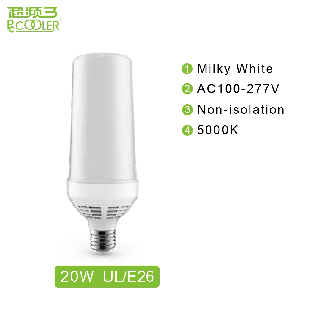 8.347-00001 Pccooler светодиодный светильник E26/E27/E39/E40 2835 AC100-240V Кукуруза лампы 20 Вт, 30 Вт, 40/60/80 Вт 360 Угол луча светильник для сада со склада - Испускаемый цвет: 8.347-00001