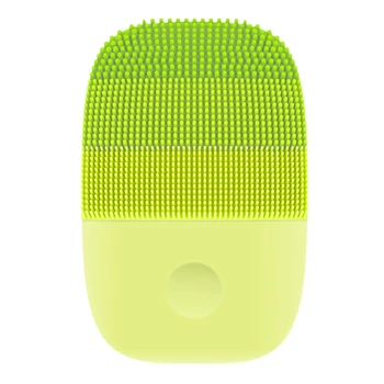 

Cleansing Instrument Deep Cleanse Sonic Acne Clean Exfoliating Beauty Facial Face Skin Care Electric Massager#Green