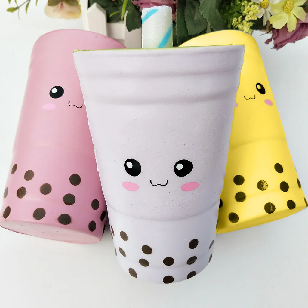 

Jumbo Pearl Milk Tea Scented Slow Rising Squeeze Toy Stress Relief Scented Squishy Toys Giant Exquisite Soft Kid Gift Wholesale