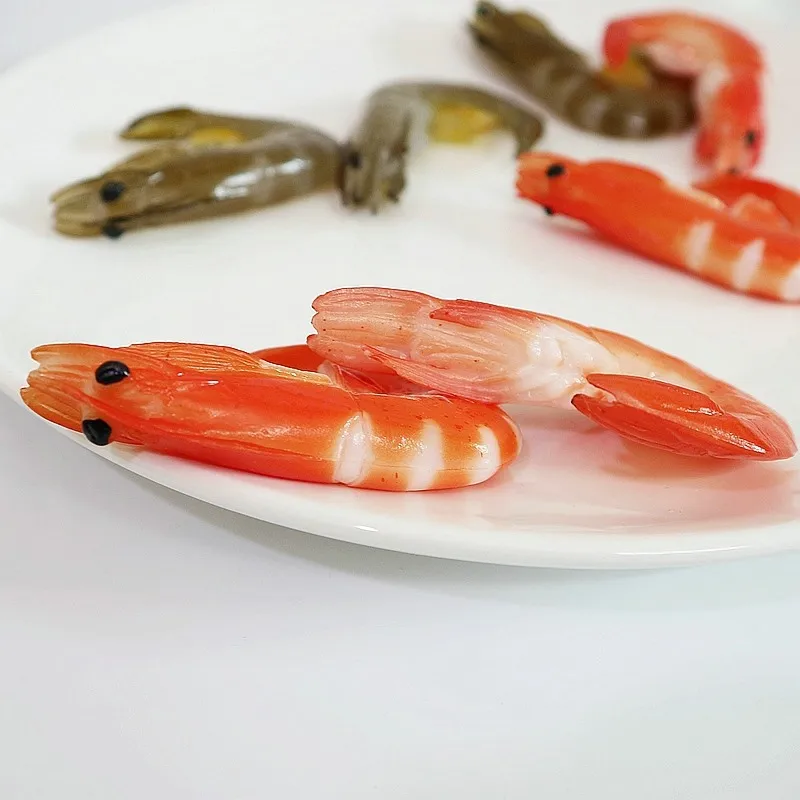 Моделирование еда модель креветка морская креветка база креветки морепродукты еда реквизит украшения стрельба окно украшения
