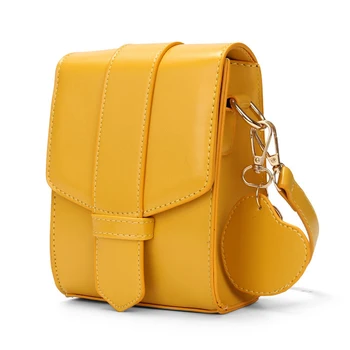 

FGGS-Women's Spring and Summer Mobile Phone Bag Simple Diagonal Wide Shoulder Strap Small Square Bag