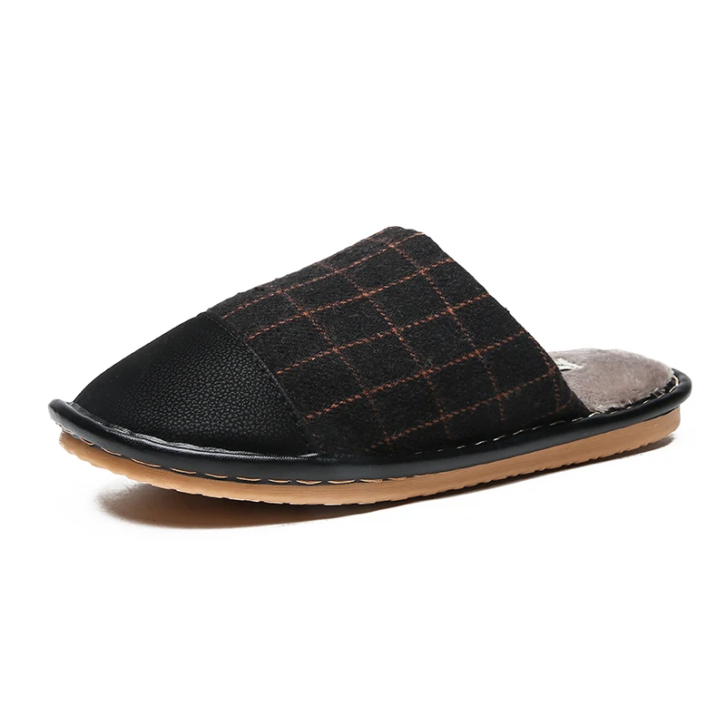 Plus Size 47 Men Flip Flops Warm Plush Slippers Winter 2021 Beach Male Slides Slip On Sandals Casual Wedge Shoes | Обувь