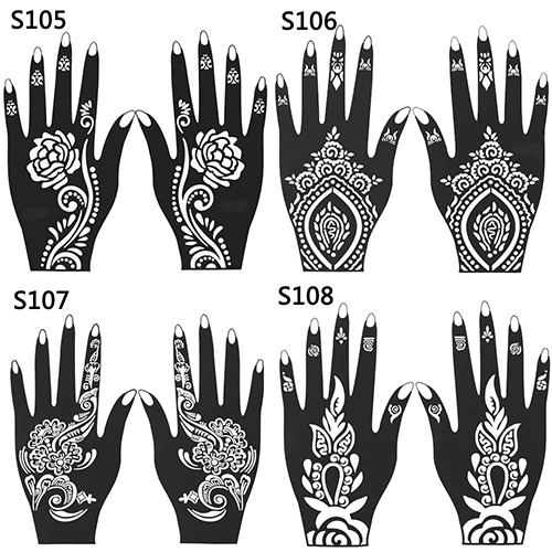 Small Cute Flower Temporary Hand Body Arts Sticker Tools 2 Pcs Airbrush Glitter Tattoo Stencil Woman Girl Kids Drawing Template Small Cute Flower Temporary Hand Body Arts Sticker Tools 2 Pcs Airbrush Glitter Tattoo Stencil Woman Girl Kids Drawing Template