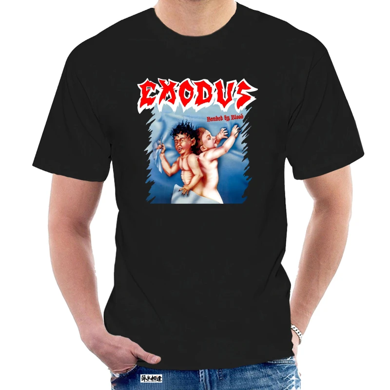 Exodus Bonded sangre para hombre, camiseta, camiseta banda de Rock para hombre, camisetas transpirables @ 027214|Camisetas| - AliExpress