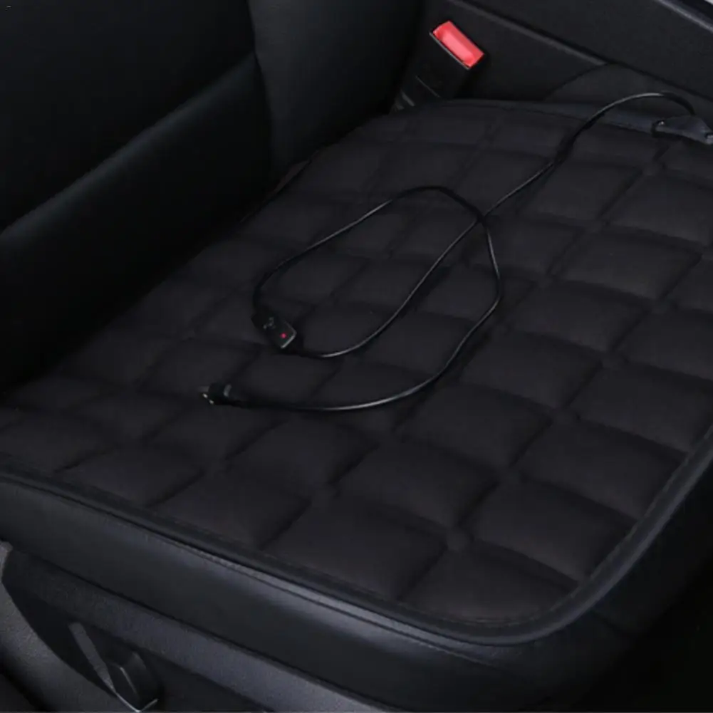Универсальный USB Подогрев сидений автомобиля подушка с подогревом крышка зимний теплый нагретый Высокая Низкая Температура 12 в чехол на сиденье с подогревом