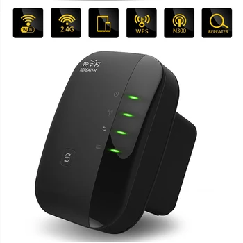 

Plug Mini Signal Booster Wireless Home Reliable Amplifier Internet 300Mbps High Speed WIFI Repeater Ethernet Port Range Extender