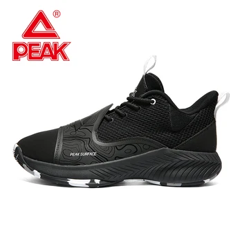

PEAK Basketball Shoes Men's Low-top Professional Cushioning Sneakers Breathable Wearable Outdoor Training Athletic Sports Shoes