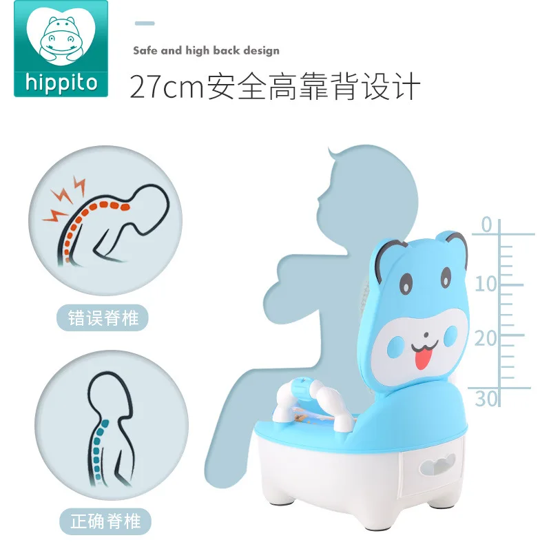 

Children Toilet Small Chamber Pot Pedestal Pan Women's 1-7-Year-Old 3 Infant Soft Male Baby China Mobile Potty Toilet Training U