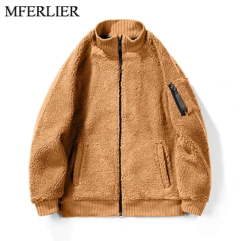 

Autumn winter fleece hoodie men plus size 5XL 6XL 7XL Bust 137cm Loose warm streetwear hoodies