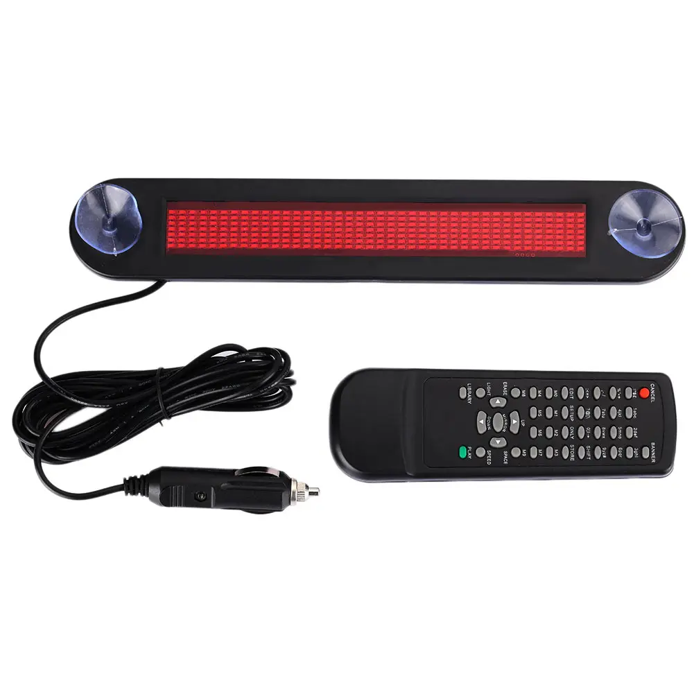 12V Светодиодный дисплей подзаголовка подсказка прочный прокрутка доска для дистанционного управления
