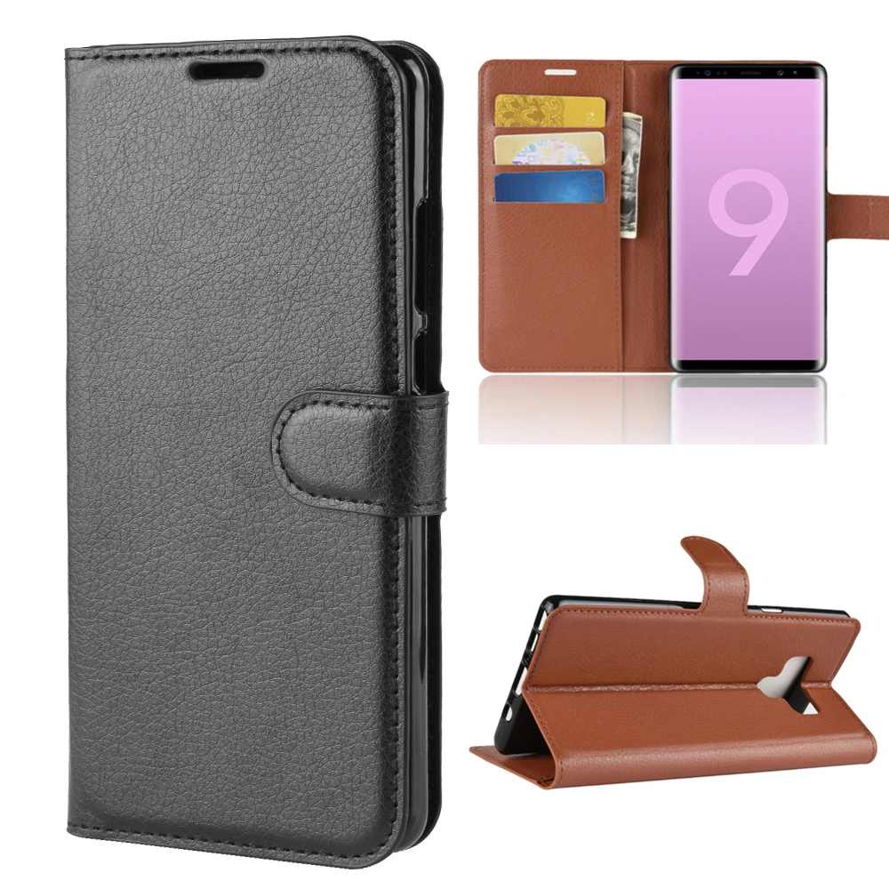 Чехол-кошелек держатель для карт чехол телефона s samsung Galaxy Note 9 Note9 N9600 N960F N960U из