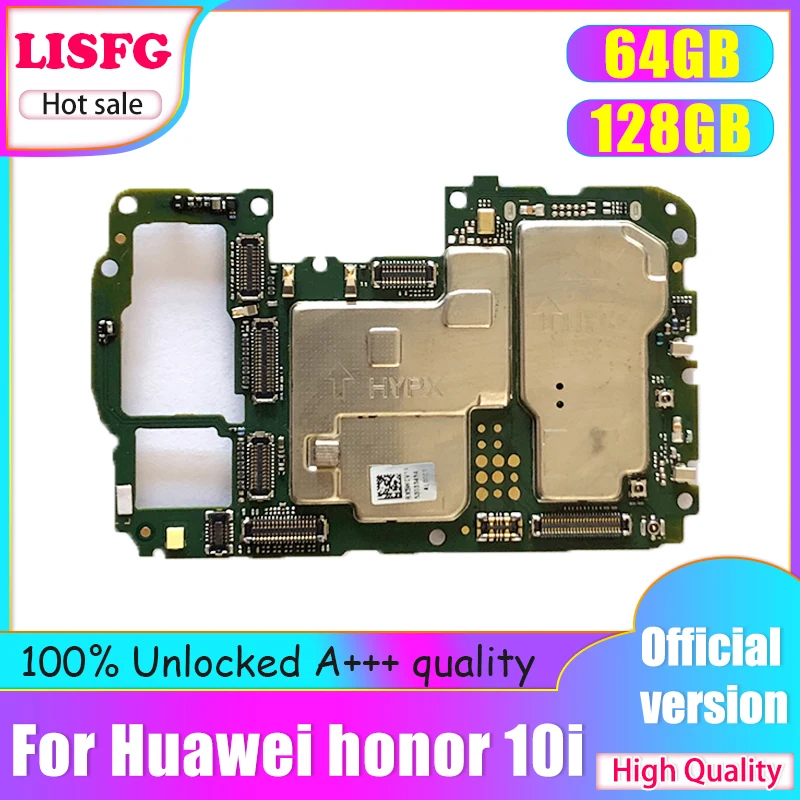 Original 64GB 128GB For Huawei Honor 10i Motherboard Unlocked Logic Board With Android System Full chips | Мобильные телефоны и