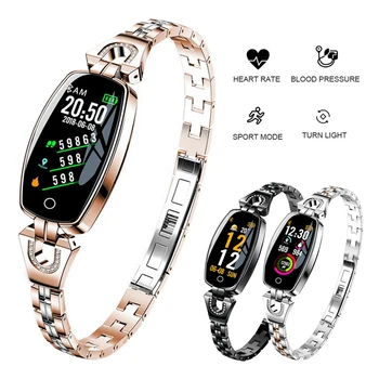 

Women Smart Watch H8 Bracelet Reloj Heart Rate Monitor Fitness Tracker Blood Pressure Lady Wristband Smartwatch For Android iOS
