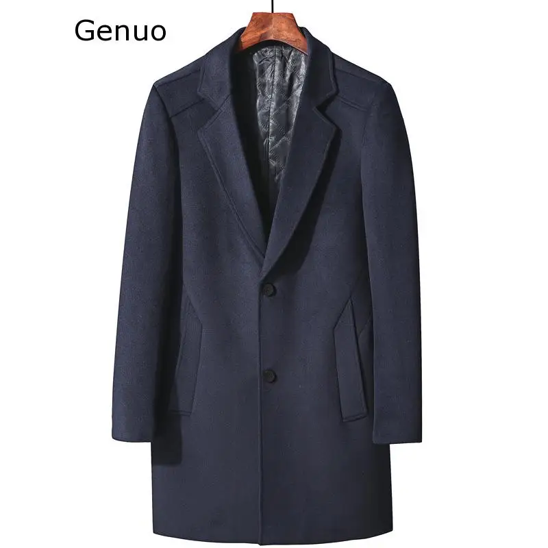 

New 2020 Men's Wool Coat More Men's Suit Brought The Trench Coat Men's Wear To Keep Warm Superior Quality Hot