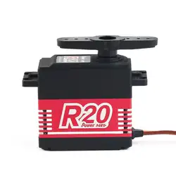 Мощность HD R20 сплав шестерни цифровой Coreless Высокое напряжение сервопривод с 20 кг высокий крутящий момент для RC Дистанционное управление