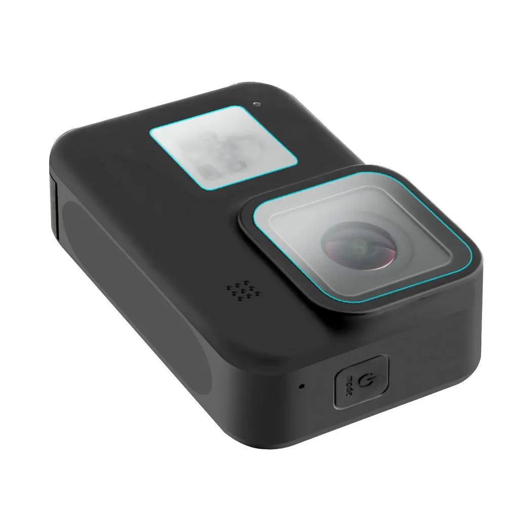 Закаленное стекло протектор экрана для Gopro 8 черная спортивная защита для экрана камеры пленка закаленное стекло аксессуары для камеры