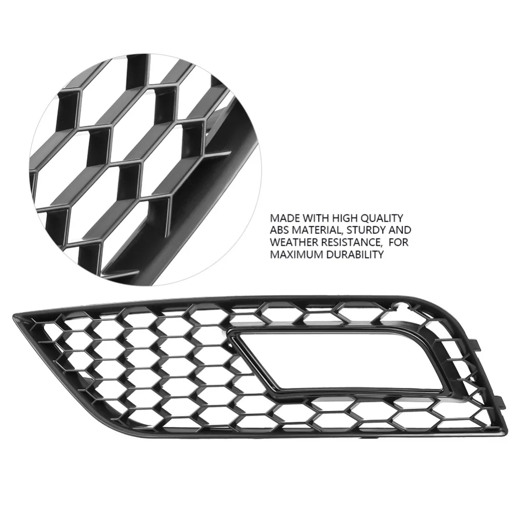 2 шт. автомобильный Стайлинг глянцевый черный передний бампер противотуманный