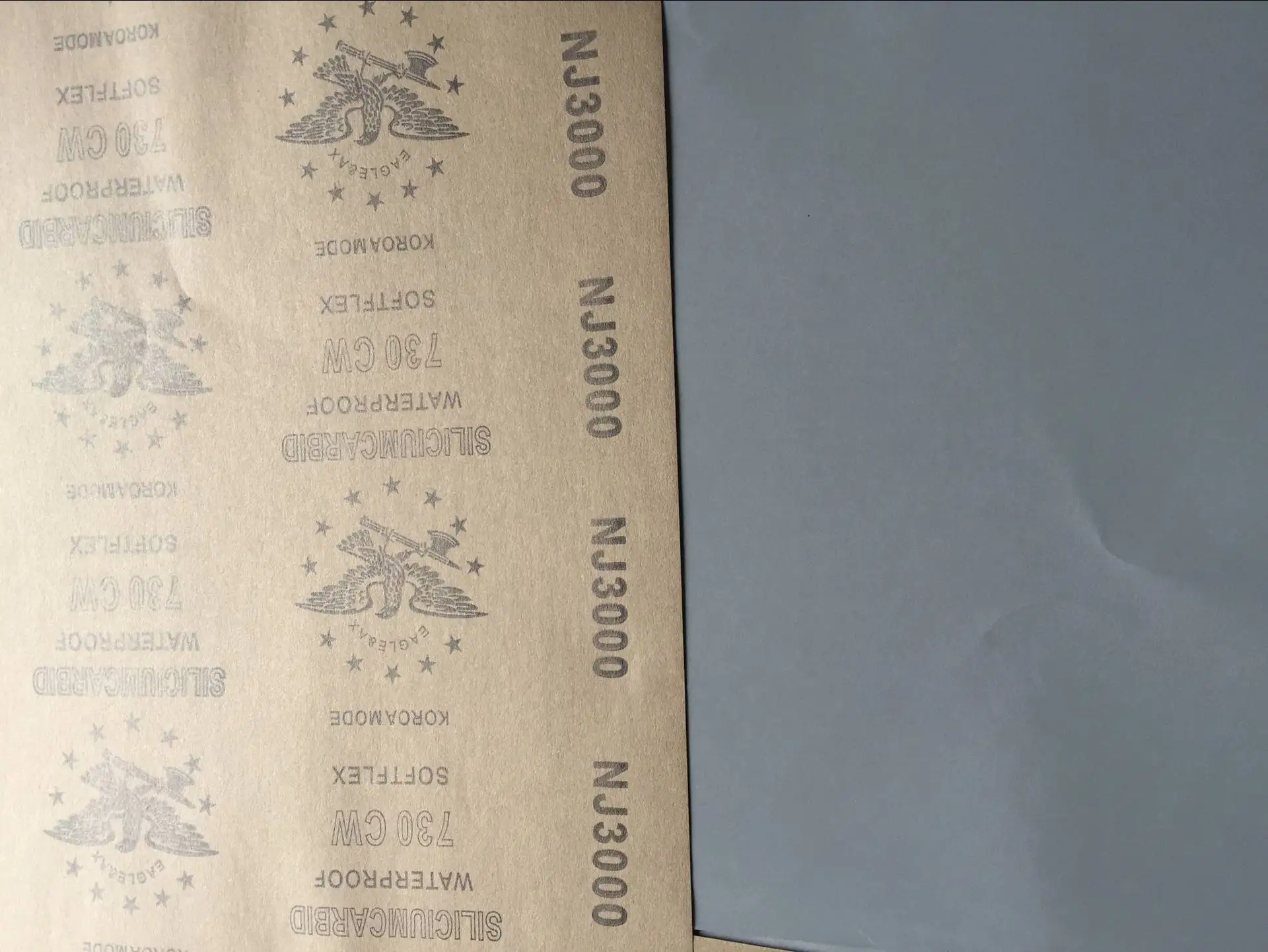 Qinglong брендовая Водонепроницаемая наждачная бумага драконы Песочная бумага водонепроницаемая наждачная бумага Carborundum Водонепроницаемая наждачная бумага 2500