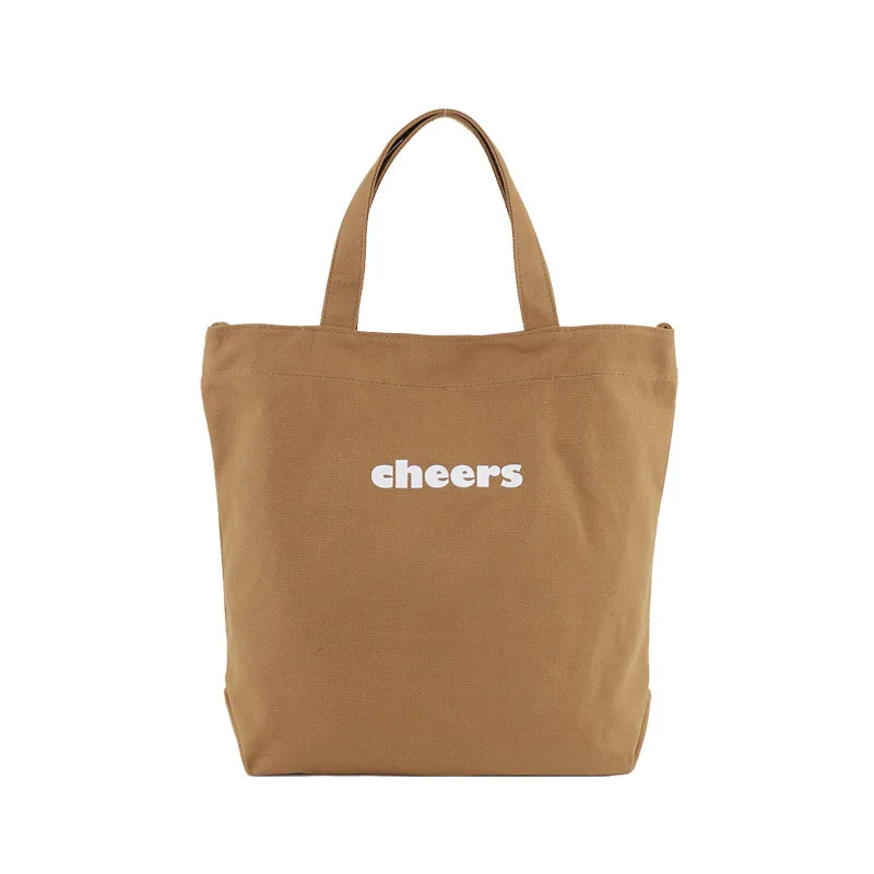 Raged Sheep New Casual Women's Canvas Shoulder Bags Messenger Letter Printing Large Capacity Eco Reusable Bag Large Shopping Bag