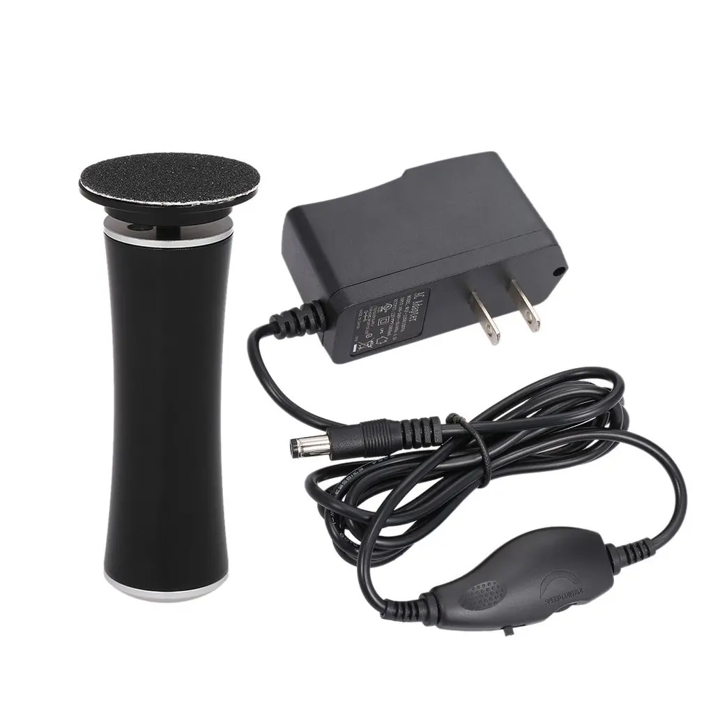 Black 110V UK plug Электрический педикюрный инструмент для ухода за ногами пилка для педикюра удалитель мозолей перезаряжаемая пилка для ног омертвевшая кожа - Цвет: Black 110V UK plug