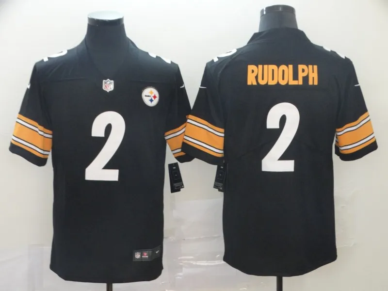 Все сшитые Питтсбург мужские 2 Steelers Mason Rudolph Джерси Steelers