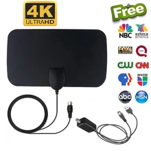 Kebidumei 4K 25dB с высоким коэффициентом усиления HD TV DTV коробка цифров ТВ антенна + усилитель 50 миль усилитель активная комнатная антенна HD плоский дизайн Kebidumei 4K 25dB с высоким коэффициентом усиления HD TV DTV коробка цифров ТВ антенна + усилитель 50 миль усилитель активная комнатная антенна HD плоский дизайн