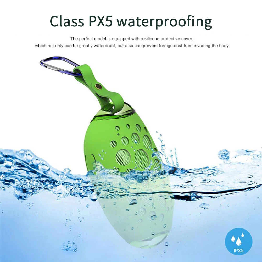 Portable Home Stereo Wireless Outdoor Waterproof Loudspeaker Mini Handsfree Calling Music Audio Bluetooth Speaker Hook Subwoofer