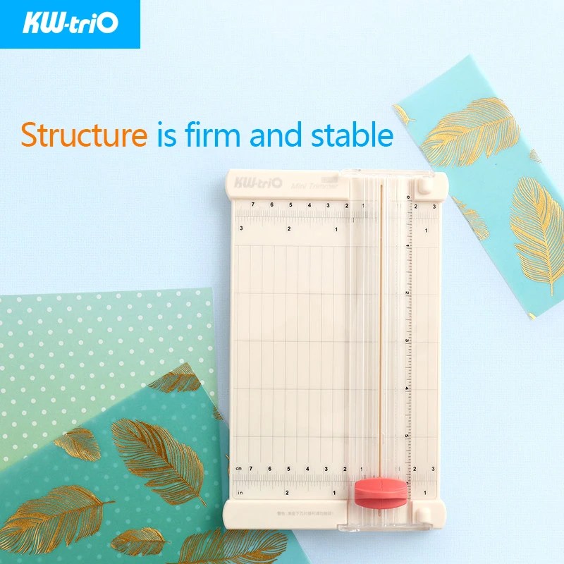 KW-triO Mini Paper Trimmer Guillotine Cutter 6 Inch (160mm) Cut Length  Desktop Paper Cutting Machine with Security Cutter Head - AliExpress