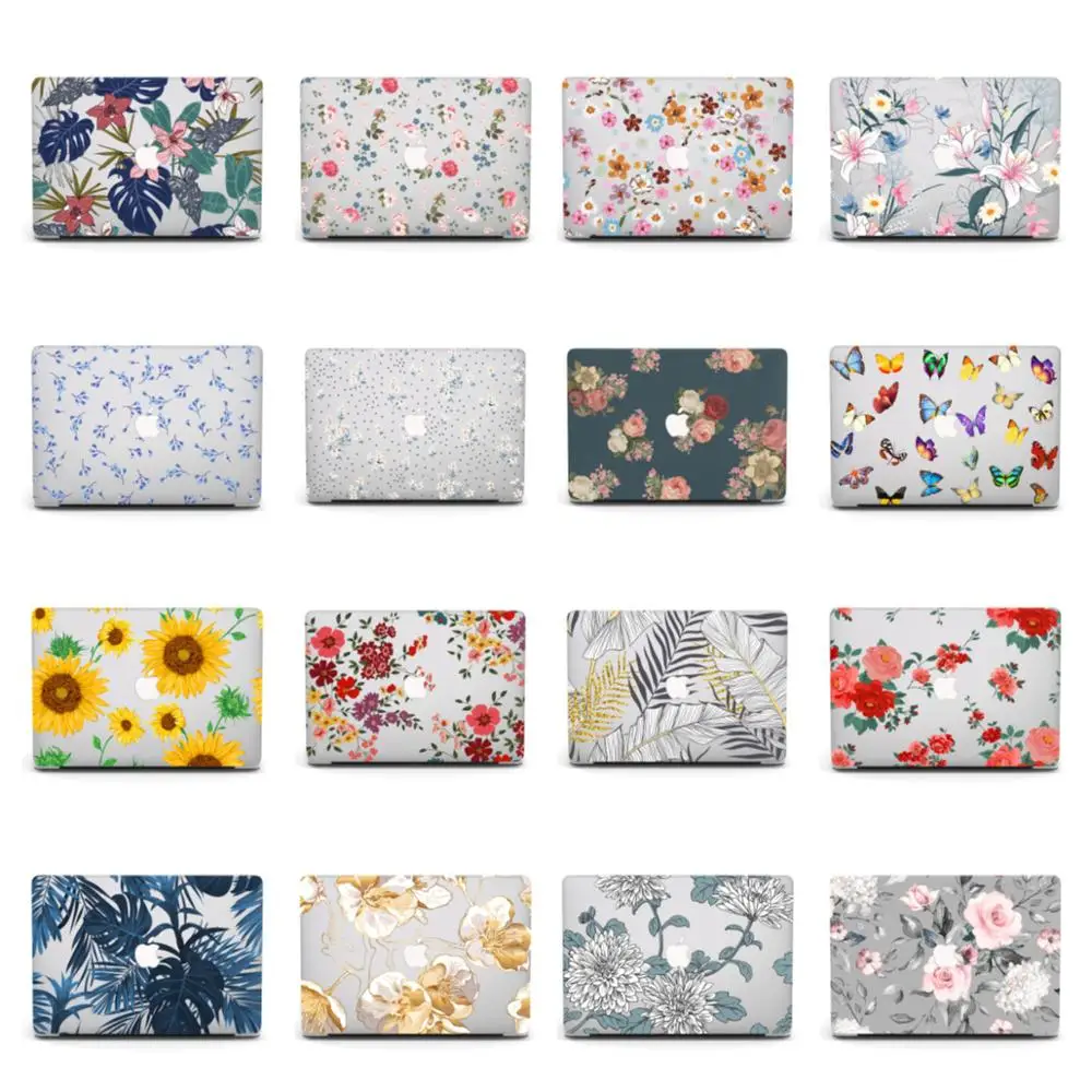 

Laptop Case for MacBook Air A1932 A2179 2020 Pro 13 A1706 A1708 A1989 A2159 A2289 A2251 Plastic Hard Shell Cover Keybaord Skin