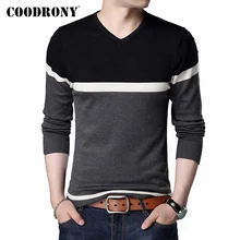 ^^Best Offers COODRONY Brand Sweater Men Casual Striped V-Neck Pull Homme Autumn Winter Cotton Pullover Men Jersey Hombre Knitwear Shirt C1007 ^^Best Offers COODRONY Brand Sweater Men Casual Striped V-Neck Pull Homme Autumn Winter Cotton Pullover Men Jersey Hombre Knitwear Shirt C1007