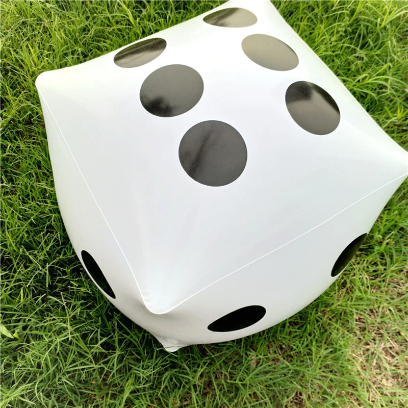 2 шт. надувные игральные кости Jumbo, в горошек, для улицы, для детей, для дня рождения, для вечеринки, вкус, детский бассейн, игрушки, аксессуары для воздушного шара