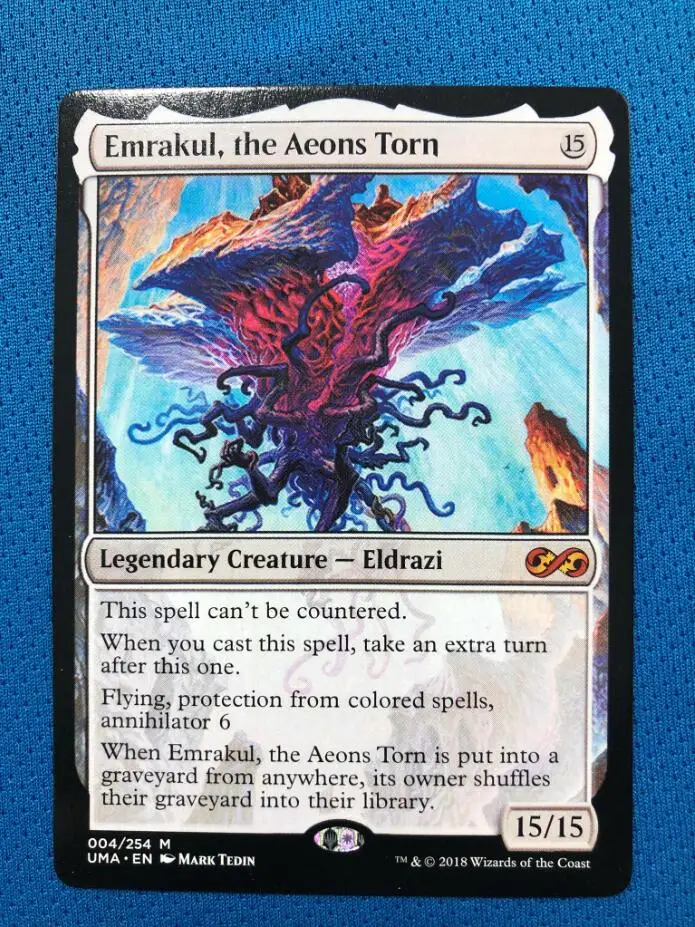 Emrakul the Aeons Torn UMA голограмма маг ProxyKing 8,0 VIP прокси-карты для сбора каждой карты mg