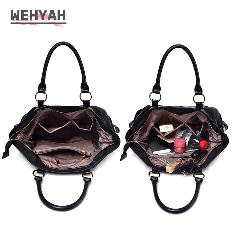 Wahyah сумки через плечо для женщин водонепроницаемая нейлоновая кожа Повседневная