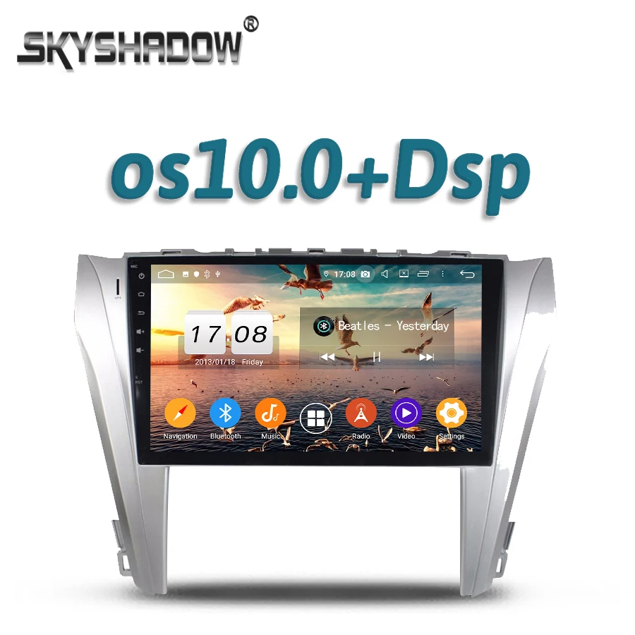 Автомобильный DVD-плеер DSP 10 1 &quotHD Android 4 Гб ОЗУ 8 ядер 32 ПЗУ Wi-Fi Bluetooth 5 0 RDS радио GPS