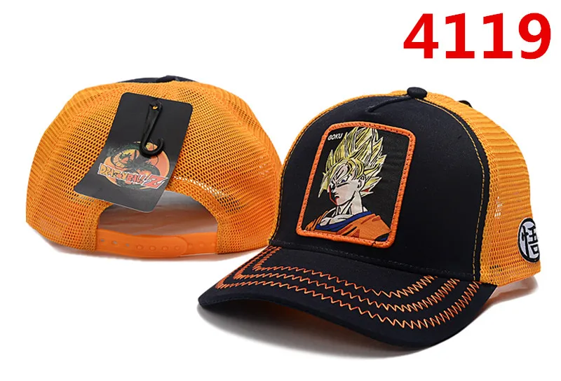 Высокое качество, Классическая бейсболка, мужская, женская, DRAGONBALLZS, бейсболка, шапка, ebroidery, сетчатые кепки - Цвет: 8