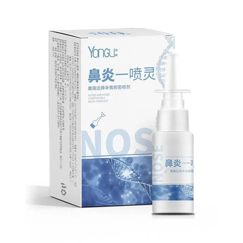 Rhinitis Spray Chinese Traditional Medical Runny Nose Allergic Rhinitis Sneezing Itchy Nose Treatment Herb Spray Nasal Care - Цвет: A