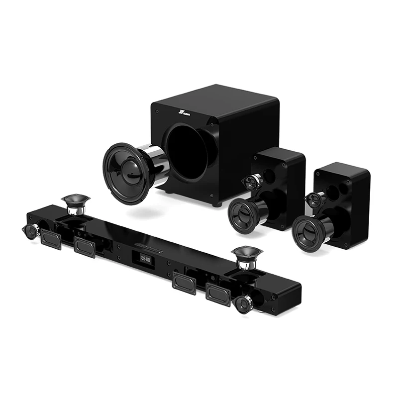 JY AUDIO A9 Bluetooth Саундбар 5 1 объемный звук домашний кинотеатр 8 единиц