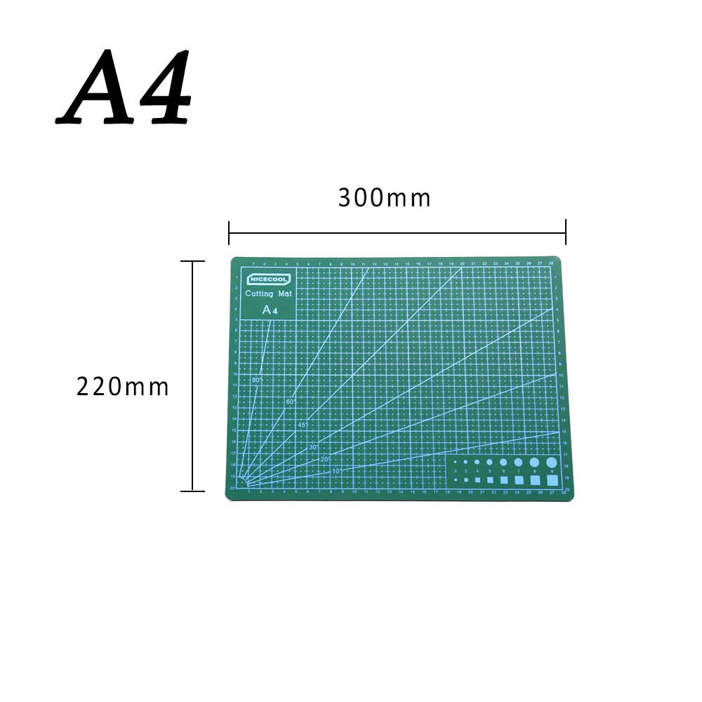 ПВХ модель для резки коврик для резки доска резьба Лоскутные инструменты ручной работы Diy аксессуары глиняная подложка A3 A4 A5 1 шт